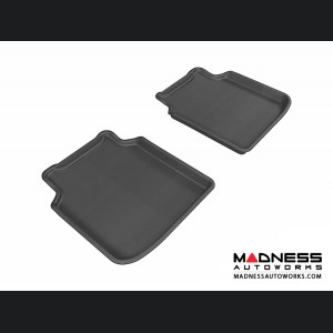 BMW 7 Series Floor Mats (Set of 2) - Rear - Black by 3D MAXpider - LI (F02) (F04) 