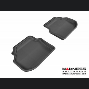 BMW 5 Series Floor Mats (Set of 2) - Rear - Black by 3D MAXpider - F10 Sedan