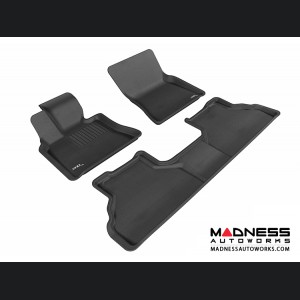 BMW X6 (E71) Floor Mats (Set of 3) - Black by 3D MAXpider