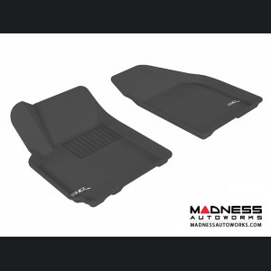 Chevrolet Aveo Floor Mats (Set of 2) - Front - Black by 3D MAXpider (2007-2011)