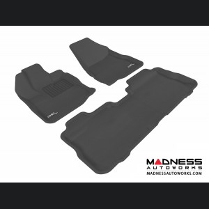 Chevrolet Equinox Floor Mats (Set of 3) - Black by 3D MAXpider (2010-2015)