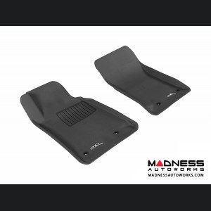 Chevrolet Camaro Floor Mats (Set of 2) - Front - Black by 3D MAXpider (2010-2015)