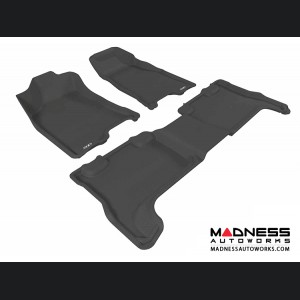 Chevrolet Colorado Crew Cab Floor Mats (Set of 3) - Black by 3D MAXpider (2004-2012)