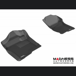 Chevrolet/ GMC Silverado Extended/ Crew Cab/ Suburban/ Taho/ Gmc Sierra/ Yukon Floor Mats (Set of 2) - Front - Black by 3D MAXpider (2007-2013)