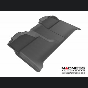 Chevrolet/ GMC Silverado/ Sierra Crew Cab Floor Mat - Rear - Black by 3D MAXpider (2007-2013)