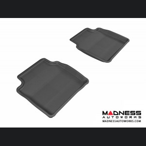 Chevrolet Malibu Floor Mats (Set of 2) - Rear - Black by 3D MAXpider (2008-2012)