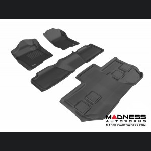 Chevrolet Suburban Floor Mats (Set of 4) - Black by 3D MAXpider (2011-2014)