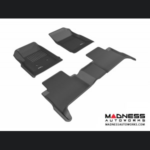 Chevrolet Colorado Crew Cab Floor Mats (Set of 3) - Black by 3D MAXpider (2015-2016)