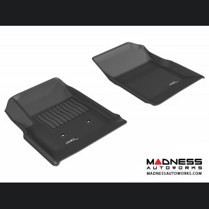 Chevrolet/ GMC Colorado/ Canyon Crew Cab Floor Mats (Set of 2) - Front - Black by 3D MAXpider (2015-)