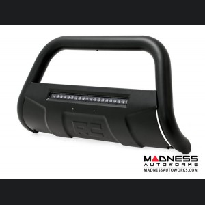 Chevrolet Avalanche Black Bull Bar w/ LED Light Bar (2007 - 2012) 