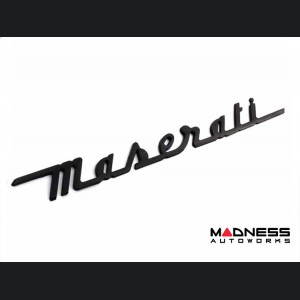 Maserati Custom Emblem - Maserati - Gloss Black Finish