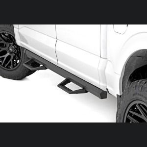 Ford F-150 Running Boards - SRL2 Adj Aluminum Step - Crew Cab - F-150/Lightning/F-250/F-350/Raptor (15-24)