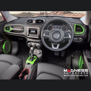 Jeep Renegade Interior Trim Kit - Green - Right Hand Drive