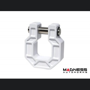 Ford Bronco Billet D-Ring - Royal Show Shackle - Aluminum - White - Single