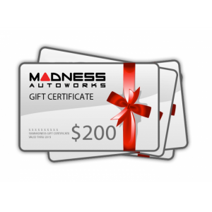 MADNESS Autoworks Gift Certificate